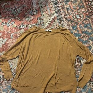 Brown Long Sleeve Sweater